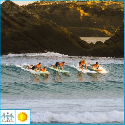 CURSOS DE SURF - 1 curso - 50€